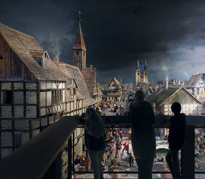 Blick ins Panorama „Luther 1517“